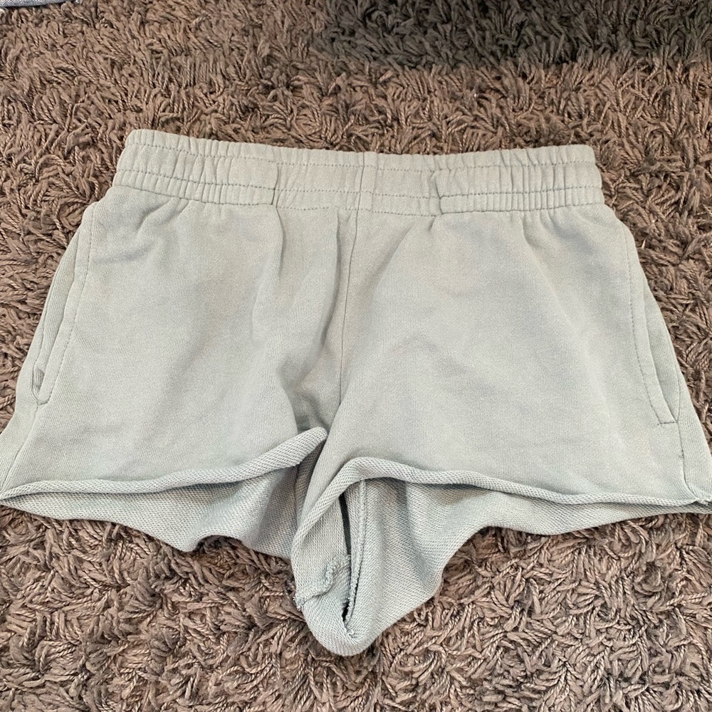 Garage Women's Athletic Shorts in Light Green